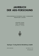 Cover-Bild zum Titel 'Jahrbuch der AEG-Forschung' von 'Anton J. Schmideck'