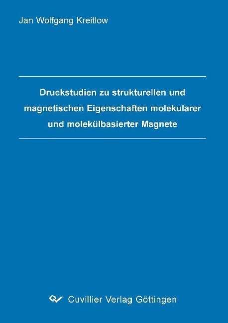 Druckstudien zu strukturellen und magnetischen Eigenschaften molekularer und molekülbasierter Magnete - 