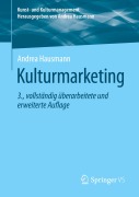 Cover-Bild zum Titel 'Kulturmarketing' von 'Andrea Hausmann'
