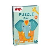 Puzzle 2in1 Elefant - 