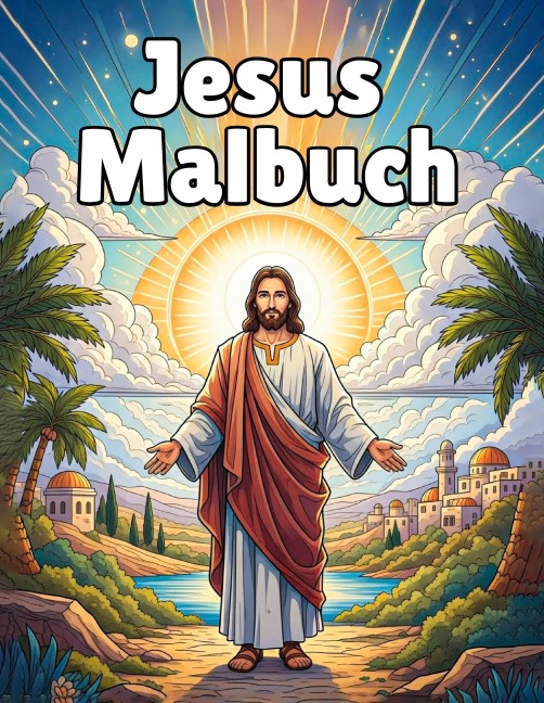 Jesus Malbuch - Relax & Paint