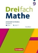 Cover-Bild zum Titel 'Dreifach Mathe 9. Schuljahr - Ausgabe N - Grundkurs - Arbeitsheft mit Medien und Lösungen' von ''