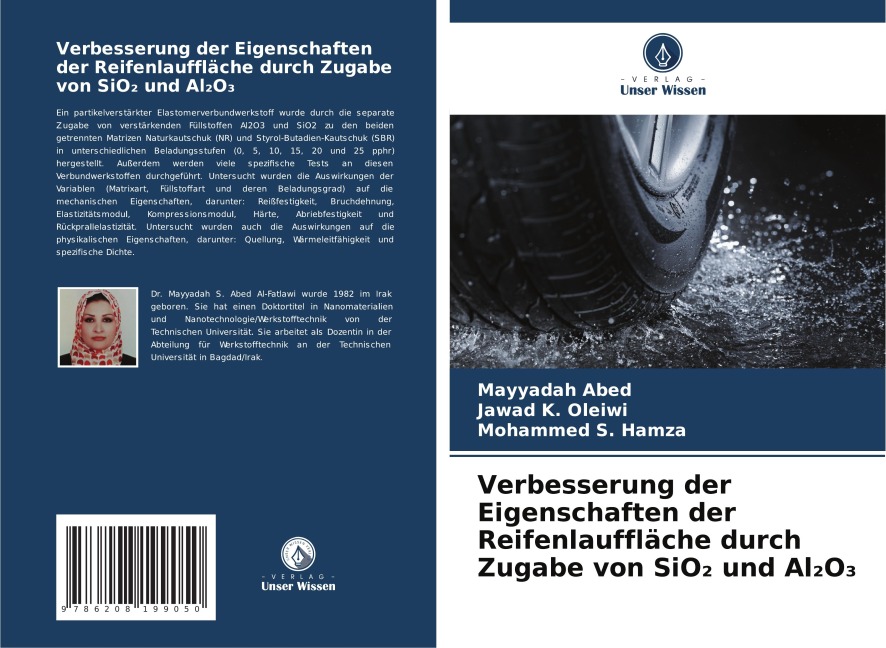 Verbesserung der Eigenschaften der Reifenlauffläche durch Zugabe von SiO¿ und Al¿O¿ - Mayyadah Abed, Jawad K. Oleiwi, Mohammed S. Hamza