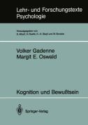 Cover-Bild zum Titel 'Kognition und Bewußtsein' von 'Margit E. Oswald, Volker Gadenne'