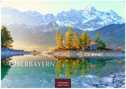 Cover-Bild zum Titel 'Oberbayern Kalender 2027 - Wandkalender | Fotokalender Deutschland 50x35cm - faszinierende Natur, Berge & Brauchtum, Alpenkalender' von ''