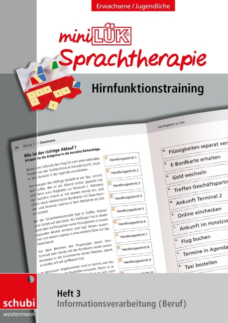 miniLÜK-Sprachtherapie Heft 3  - Hirnfunktionstraining - 
