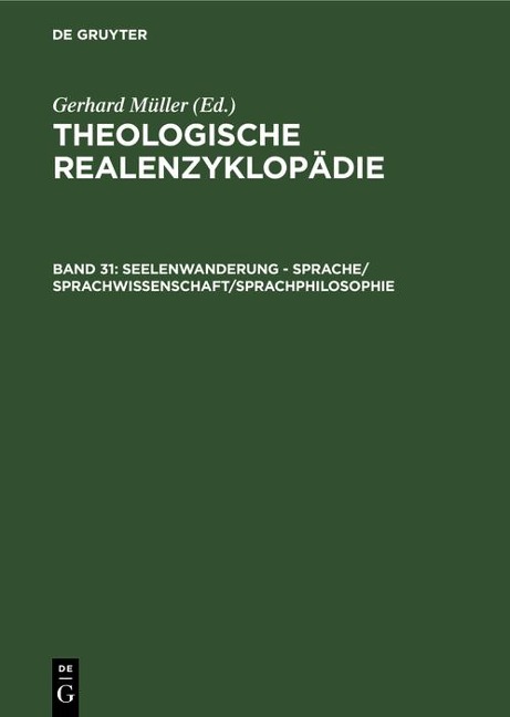 Seelenwanderung - Sprache/Sprachwissenschaft/Sprachphilosophie - 