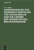 Cover-Bild zum Titel 'Für Groß-Berlin und die Länder der sowjetischen Besatzungszone' von 'Kuno Schwarze'