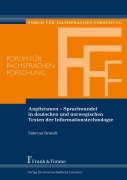Cover-Bild zum Titel 'Anglizismen - Sprachwandel in deutschen und norwegischen Texten der Informationstechnologie' von 'Sabrina Brandt'