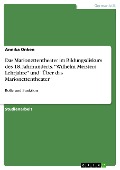 Cover-Bild zum Titel 'Rolle und Funktion des Marionettentheaters im Bildungsdiskurs des 18. Jahrhunderts am Beispiel von Goethes "Wilhelm Meisters Lehrjahre" und Heinrich von Kleists "Über das Marionettentheater"' von 'Annika Onken'