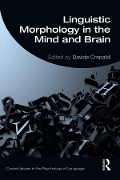Cover-Bild zum Titel 'Linguistic Morphology in the Mind and Brain' von ''