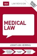 Cover-Bild zum Titel 'Q&A Medical Law' von 'Jonathan Herring'