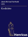 Cover-Bild zum Titel 'Gedichte' von 'Jakob Michael Reinhold Lenz'