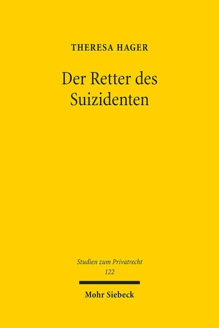 Der Retter des Suizidenten - Theresa Hager