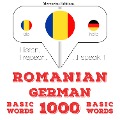 Român¿ - german¿: 1000 de cuvinte de baz¿ - Jm Gardner