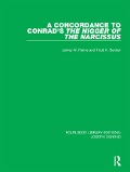 Cover-Bild zum Titel 'A Concordance to Conrad's The Nigger of the Narcissus' von 'James W. Parins, Todd K. Bender'