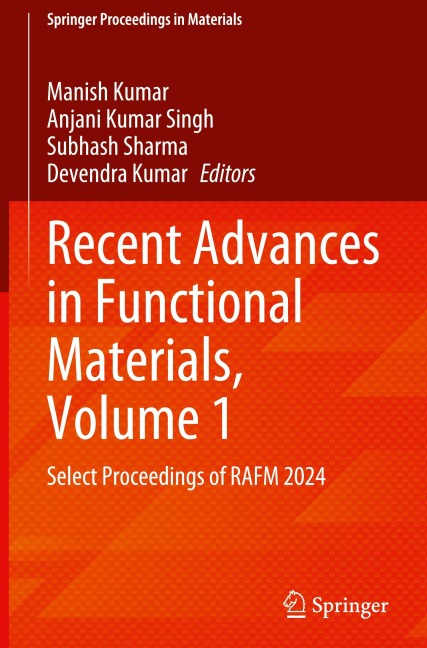 Recent Advances in Functional Materials, Volume 1 - 