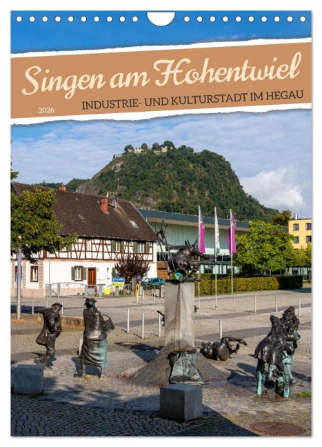 Singen am Hohentwiel (Wandkalender 2026 DIN A4 hoch), CALVENDO Monatskalender - Christian Horstkötter