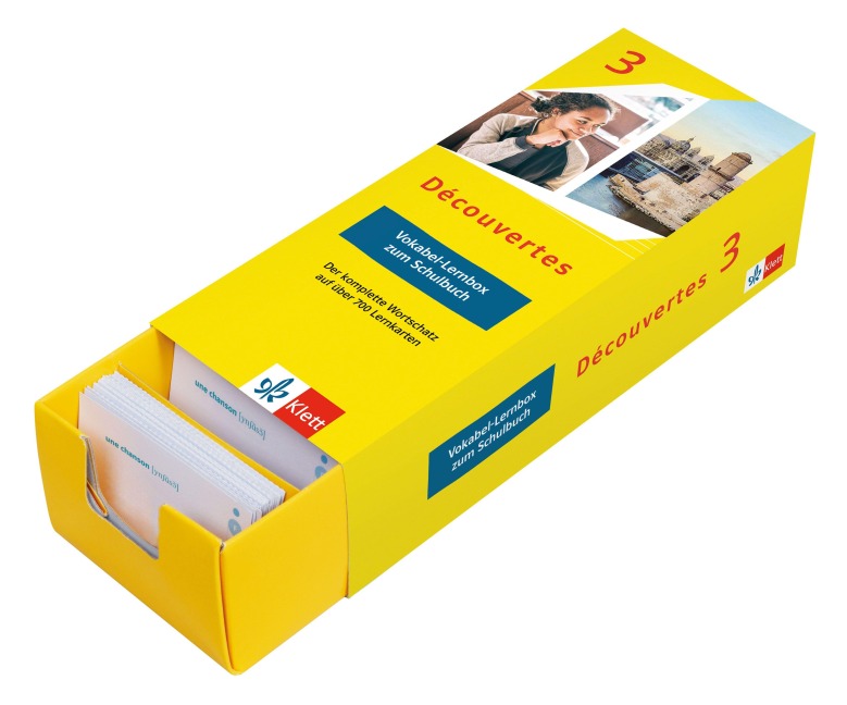 Découvertes 3 (ab 2020) - Vokabel-Lernbox zum Schulbuch 3. Lernjahr - 