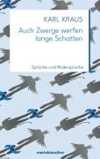 Cover-Bild zum Titel 'Auch Zwerge werfen lange Schatten' von 'Karl Kraus'