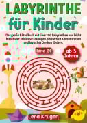 Cover-Bild zum Titel 'Labyrinthe für Kinder ab 5 Jahren - Band 24' von 'Lena Krüger'