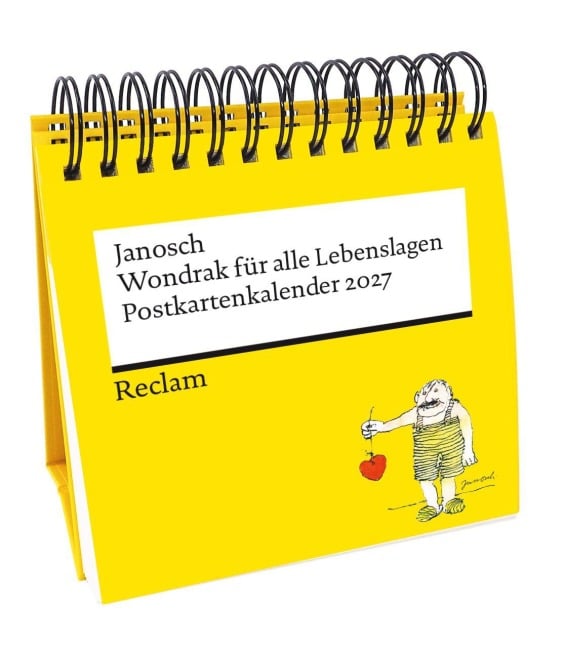 Wondrak für alle Lebenslagen. Postkartenkalender 2027 - Janosch