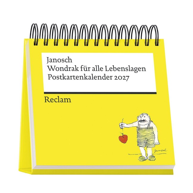 Wondrak für alle Lebenslagen. Postkartenkalender 2027 - Janosch