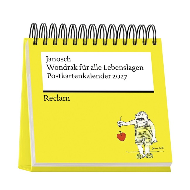 Wondrak für alle Lebenslagen. Postkartenkalender 2027 - Janosch