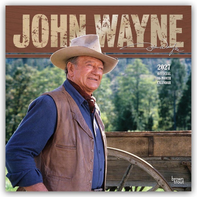 John Wayne 2027 - 16-Monatskalender - Browntrout Publishers