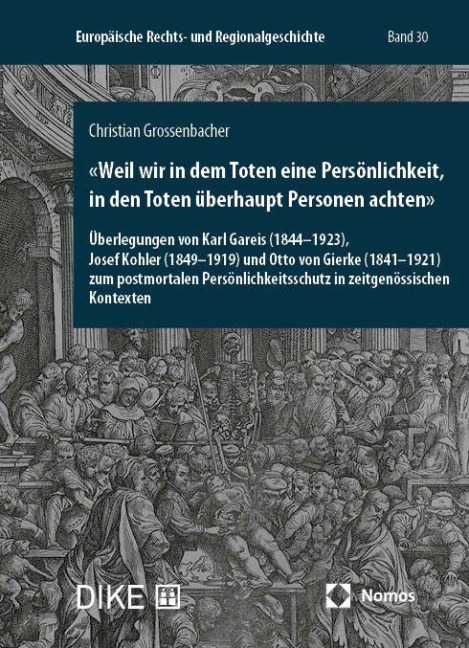 'Weil wir in dem Toten eine Persönlichkeit, in den Toten überhaupt Personen achten' - Christian Grossenbacher