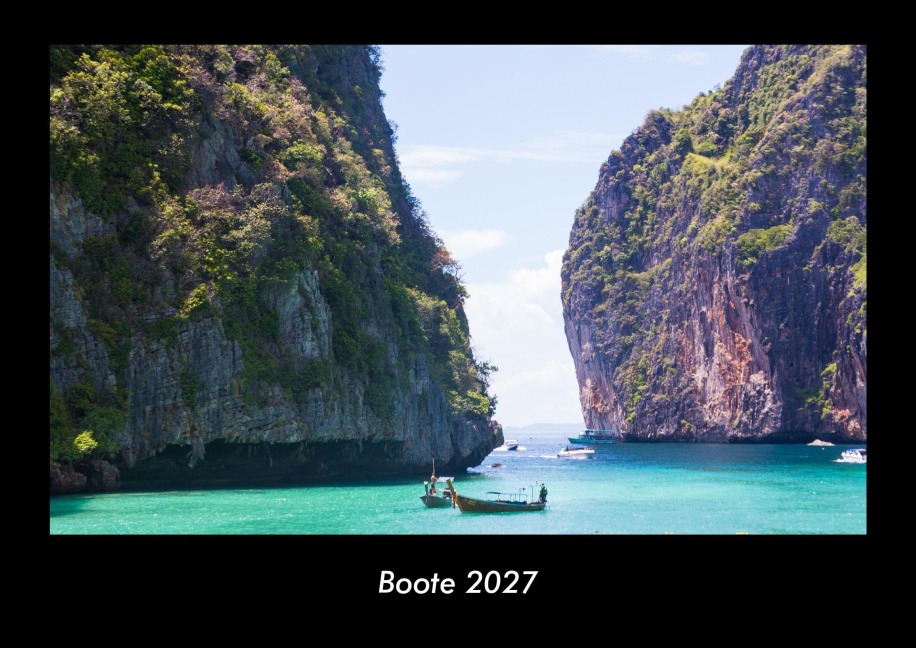 Boote 2027 Fotokalender DIN A3 - Tobias Becker