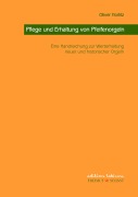 Cover-Bild zum Titel 'Pflege und Erhaltung von Pfeifenorgeln' von 'Oliver Horlitz'