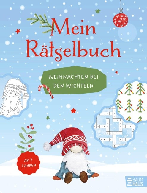 Mein Rätselbuch - Weihnachten bei den Wichteln - 