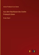 Cover-Bild zum Titel 'Aus dem Nachlasse des Grafen Prokesch-Osten' von 'Anton Prokesch Von Osten'
