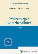 Cover-Bild zum Titel 'Würzburger Notarhandbuch' von ''