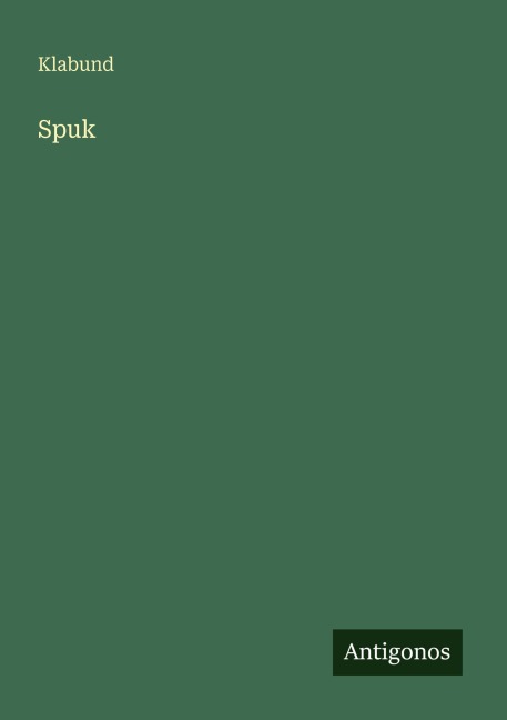 Spuk - Klabund