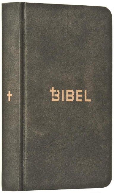 Die Bibel - Schlachter 2000 - Miniaturausgabe (illustrierter fester Einband - Antikleder-Optik) - 