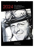 Unvergessene Motorsportlegenden, 12 Gemälde (Wandkalender 2024 DIN A2 hoch), CALVENDO Monatskalender - Andreas Bartsch