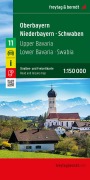 Cover-Bild zum Titel 'Oberbayern - Niederbayern - Schwaben, Straßen- und Freizeitkarte 1:150.000, freytag & berndt' von ''