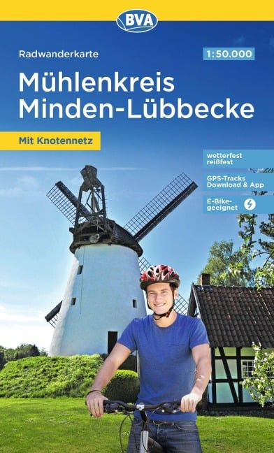 Radwanderkarte BVA Radwandern im Mühlenkreis Minden-Lübbecke 1:50.000, reiß- und wetterfest, GPS-Tracks Download