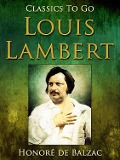 Cover-Bild zum Titel 'Louis Lambert' von 'Honoré de Balzac'