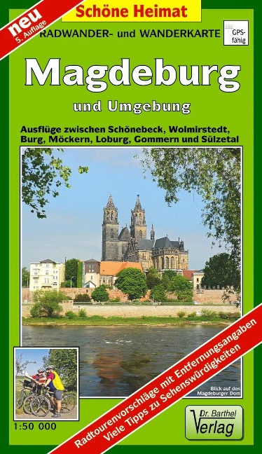Magdeburg und Umgebung 1 : 50 000. Radwander-und Wanderkarte - 