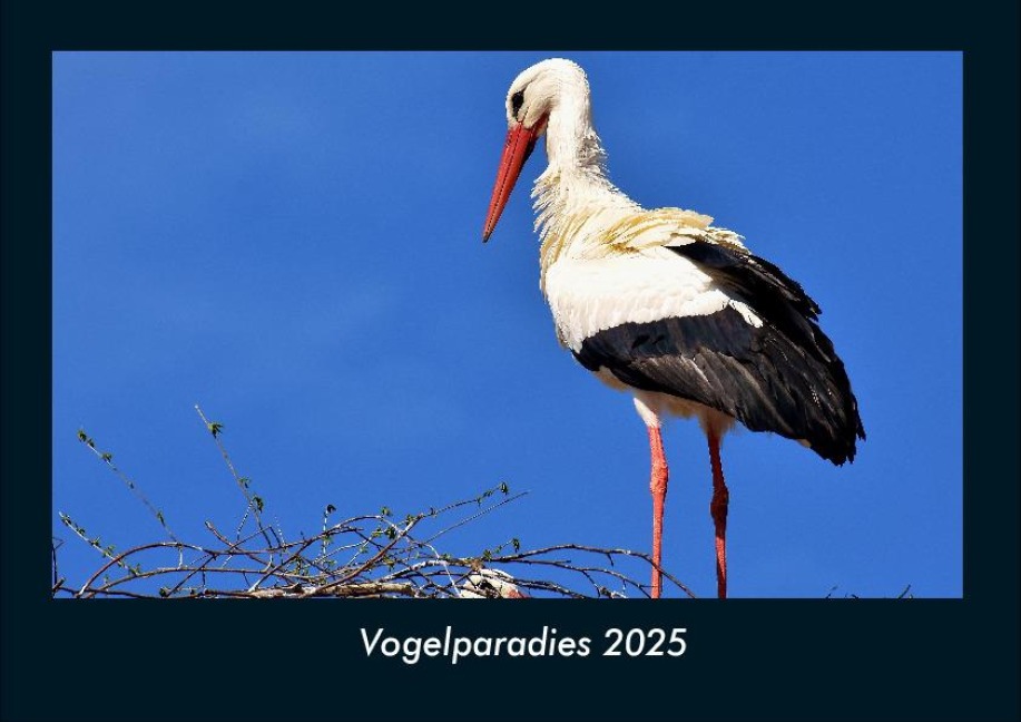 Vogelparadies 2025 Fotokalender DIN A4 - Tobias Becker