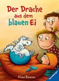 Cover-Bild zum Titel 'Der Drache aus dem blauen Ei' von 'Nina Blazon'