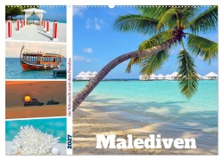 Cover-Bild zum Titel 'Malediven - die Sehnsucht nach dem Paradies (Wandkalender 2027 DIN A2 quer), CALVENDO Monatskalender' von 'Nina Schwarze'