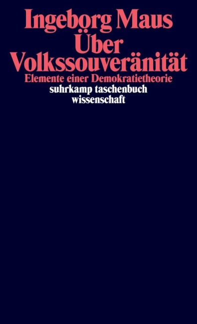 Über Volkssouveränität - Ingeborg Maus
