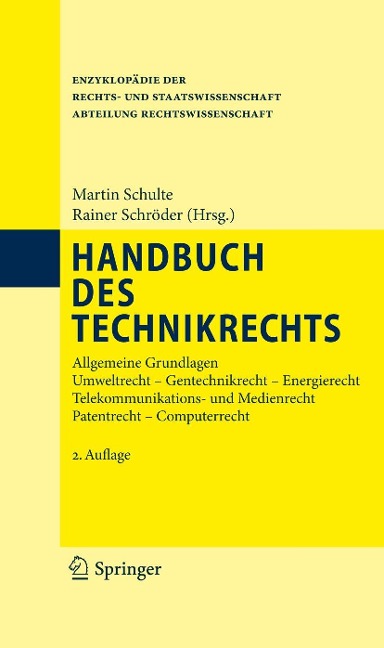 Handbuch des Technikrechts - 