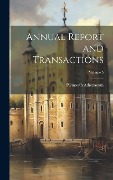 Cover-Bild zum Titel 'Annual Report and Transactions; Volume 5' von 'Plymouth Athenaeum'