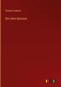 Cover-Bild zum Titel 'Die Lehre Spinozas' von 'Theodor Camerer'