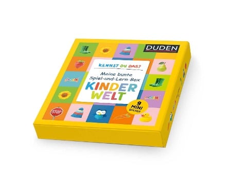Duden 12+ Kennst du das? Meine bunte Spiel-und-Lernbox: Kinderwelt - 